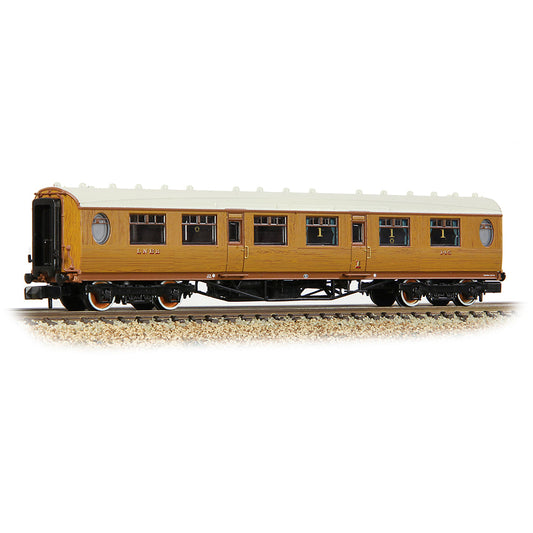 Farish 376-225B LNER Thompson Composite Corridor LNER Teak Effect