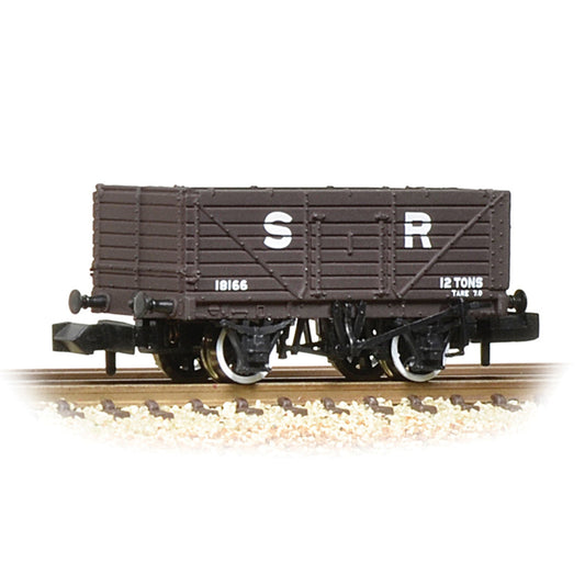 Farish 377-089 7 Plank Fixed End Wagon SR Brown  *LAST FEW*