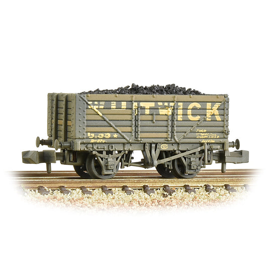 Farish 377-094 7 Plank Wagon End Door 'Whitwick' Grey - Includes Wagon Load, N Gauge *LAST FEW*