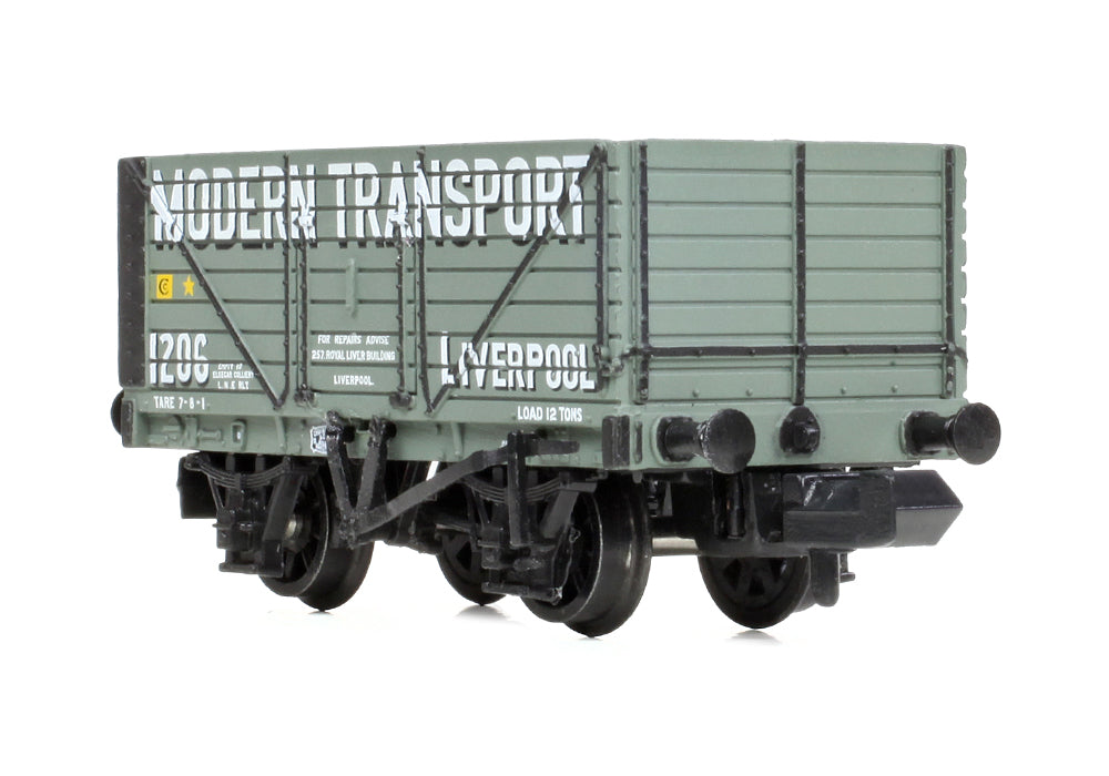 Farish 377-129 8 Plank Wagon End Door 'Modern Transport Liverpool' Grey N Gauge *PRE ORDER £21.80*