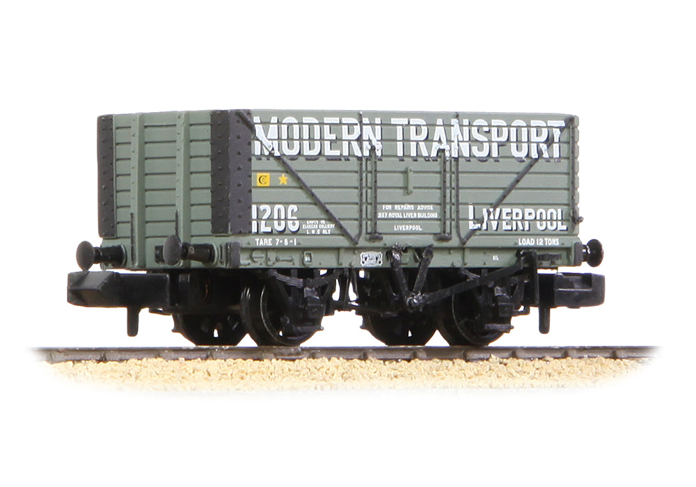 Farish 377-129 8 Plank Wagon End Door 'Modern Transport Liverpool' Grey N Gauge *PRE ORDER £21.80*
