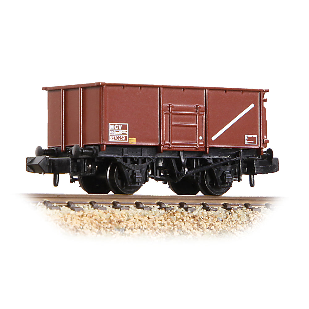Farish 377-257A BR 16T Steel Mineral Wagon BR Bauxite (TOPS) - N Gauge