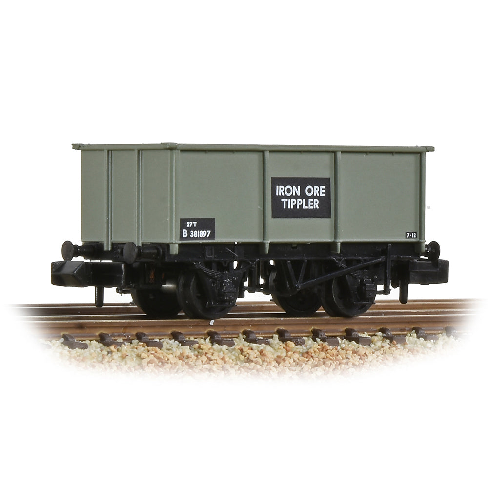 Farish 377-275C BR 27T Steel Tippler BR Grey (Early) 'Iron Ore', N Gauge *LAST FEW*