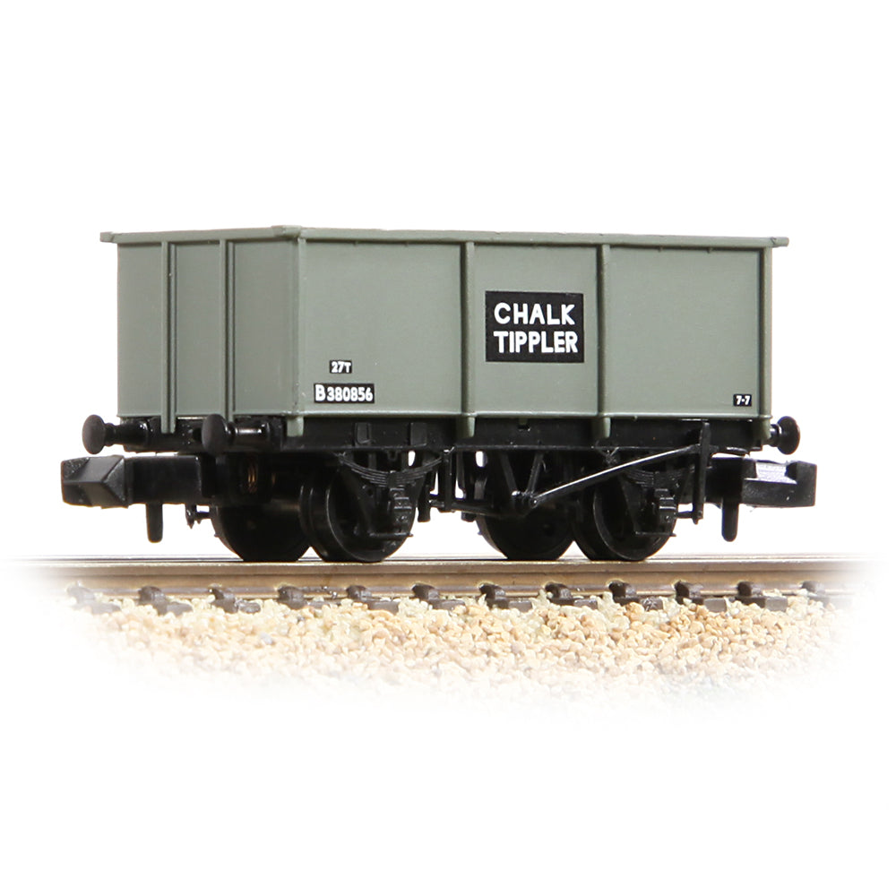 Farish 377-276B BR 27T Steel Tippler Wagon BR Grey 'Chalk' N Gauge