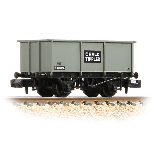 Farish 377-276B BR 27T Steel Tippler Wagon BR Grey 'Chalk' N Gauge
