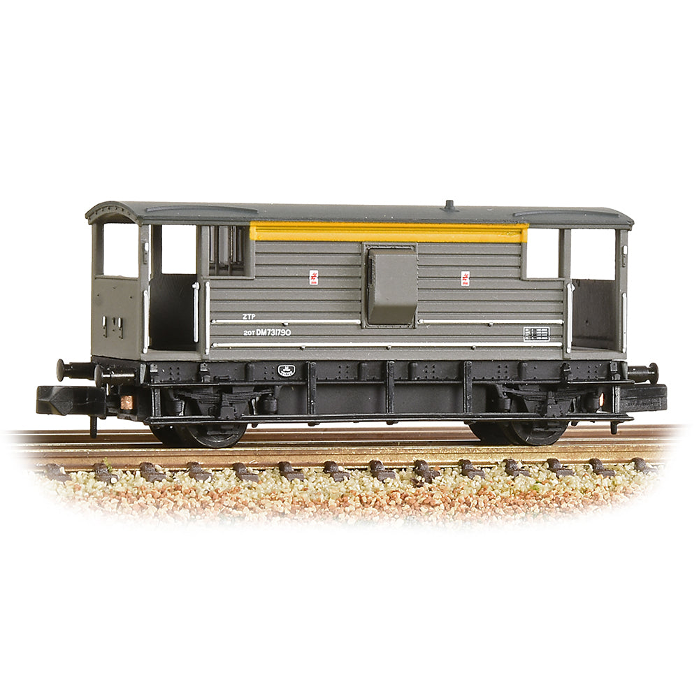 Farish 377-303 LMS 20T Brake Van BR Engineers Grey & Yellow,    N Gauge *LAST FEW*