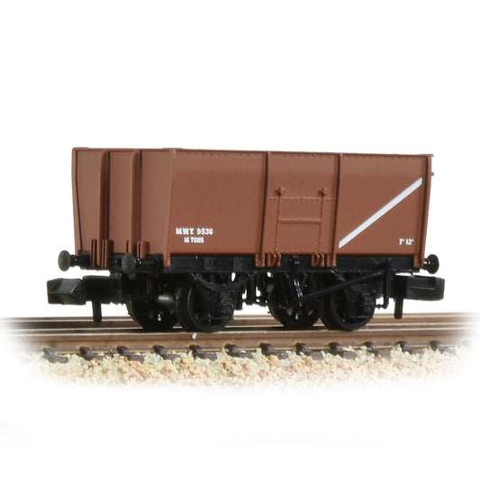 Farish 377-451C 16T Steel Slope-Sided Mineral Wagon MOT Bauxite, N Gauge *LAST FEW*