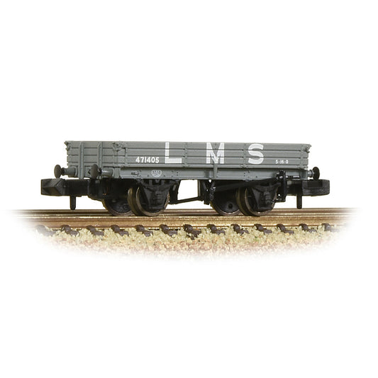 Farish 377-502B 3 Plank Wagon LMS Grey *LAST FEW*