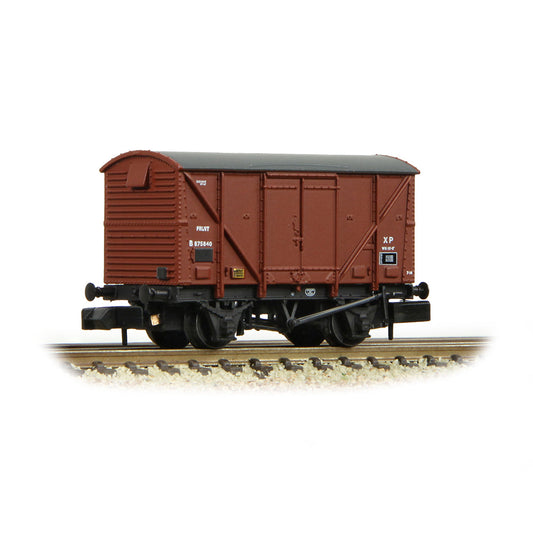 Farish 377-626C BR 12T Plywood Fruit Van BR Bauxite (Late), N Gauge