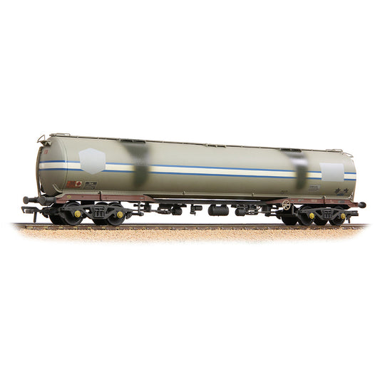 Bachmann 38-109B BR 102T TEA Bogie Tank Wagon Debranded Light Grey [W], OO Gauge