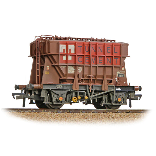 Bachmann 38-274 BR 22T CPV Presflo Bulk Powder Wagon BR Bauxite 'Tunnel Cement' WEATHERED OO Gauge *PRE ORDER £49.46*
