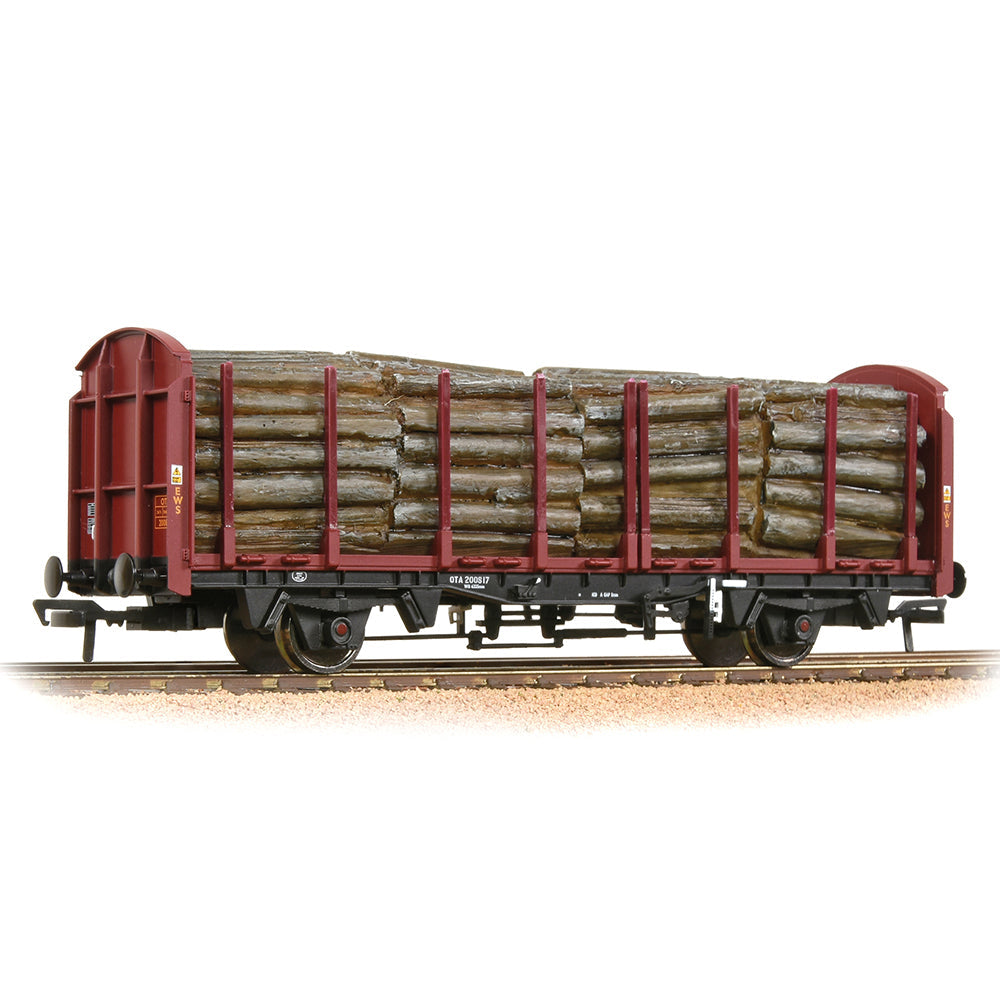 Bachmann 38-301A BR OTA Timber Wagon EWS - Includes Wagon Load, OO Gauge