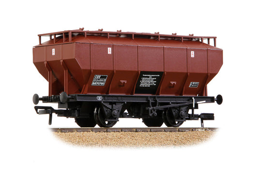Bachmann 38-500B BR 35T 'Covhop' Covered Hopper BR Bauxite (TOPS) OO Gauge *PRE ORDER £30.56*