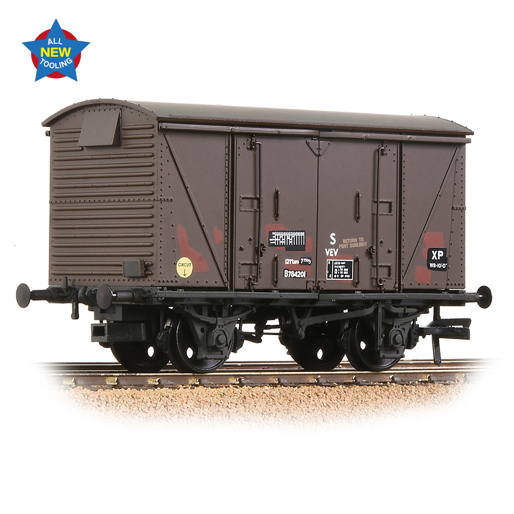 Bachmann 38-873 BR 12T 'Vanwide' Ventilated Van BR Bauxite (TOPS) [Weathered], OO Gauge *LAST FEW*