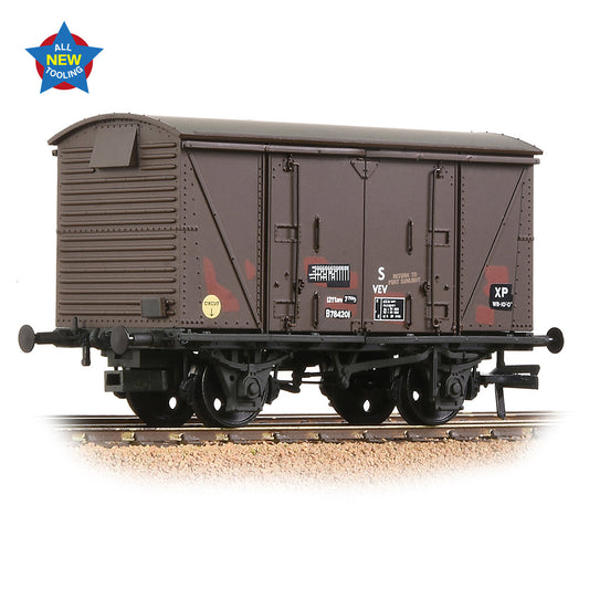 Bachmann 38-873 BR 12T 'Vanwide' Ventilated Van BR Bauxite (TOPS) [Weathered], OO Gauge *LAST FEW*