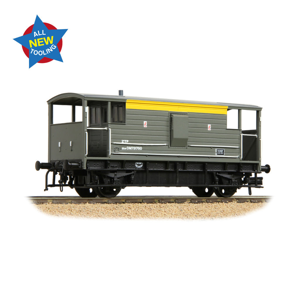 Bachmann 38-979 LMS 20T Brake Van BR Engineers Grey & Yellow OO Gauge *PRE ORDER £40.46*