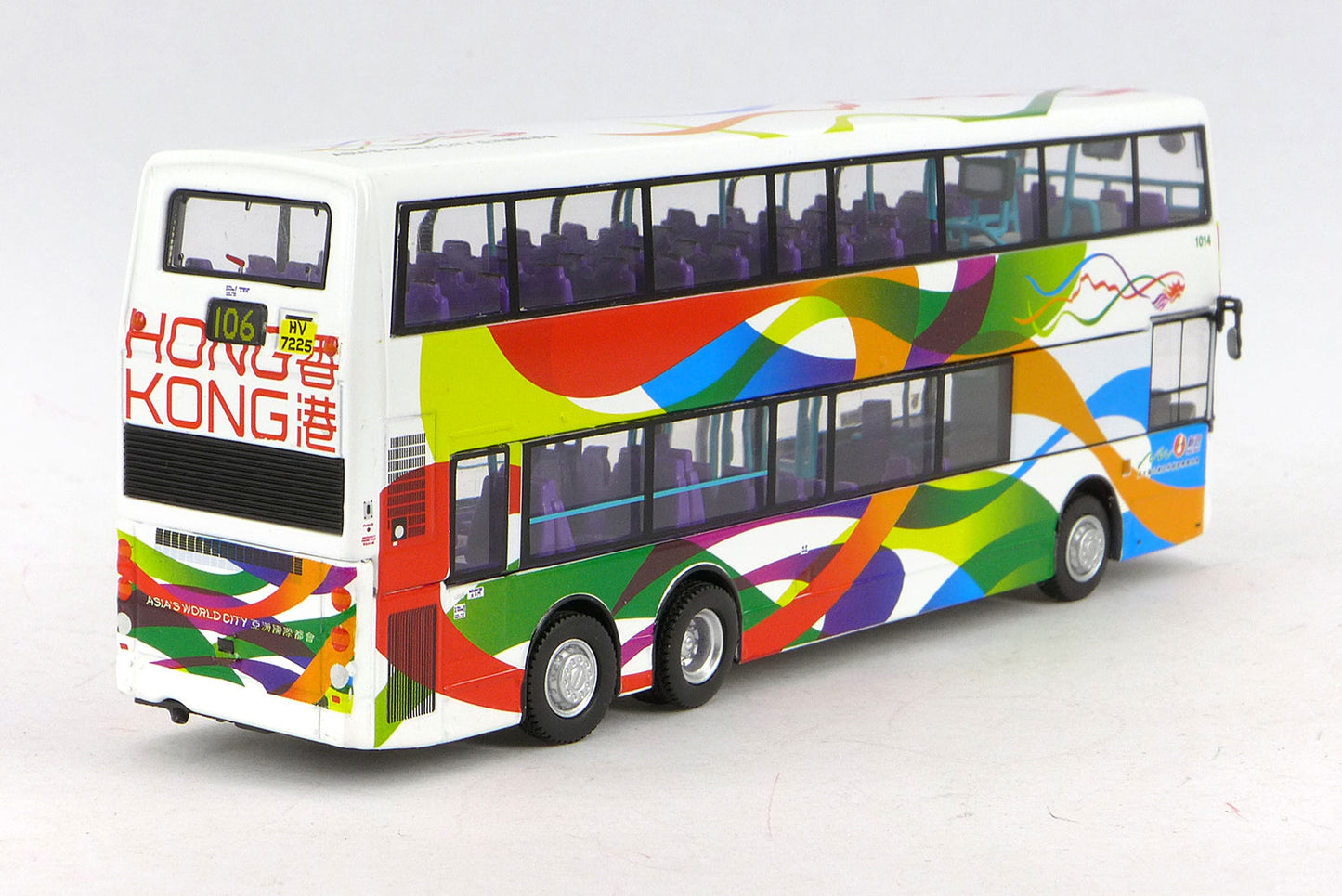 80m 20041 NWST Dennis Trident 12m Route #106 1/76 Scale