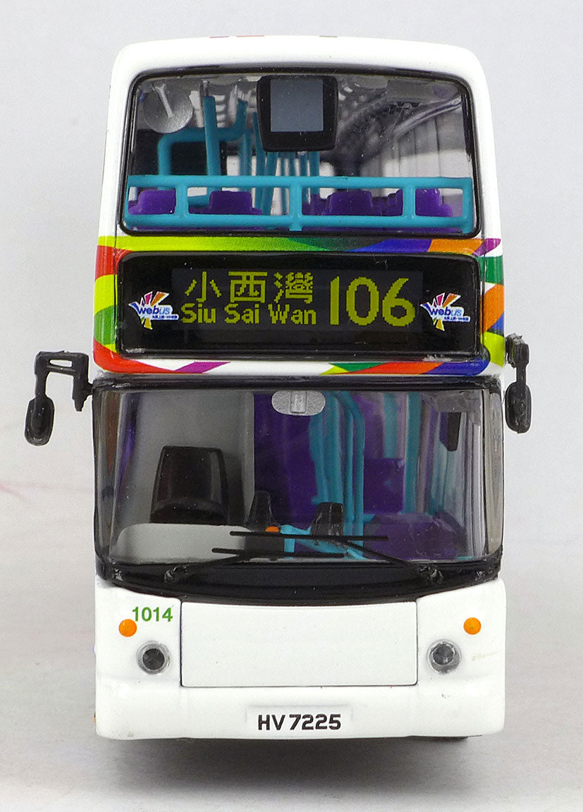 80m 20041 NWST Dennis Trident 12m Route #106 1/76 Scale