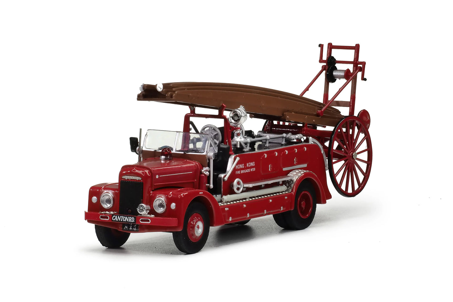 80m F176001 Dennis F2 Pump Escape Hong Kong Fire Truck Series, 1:76 Scale