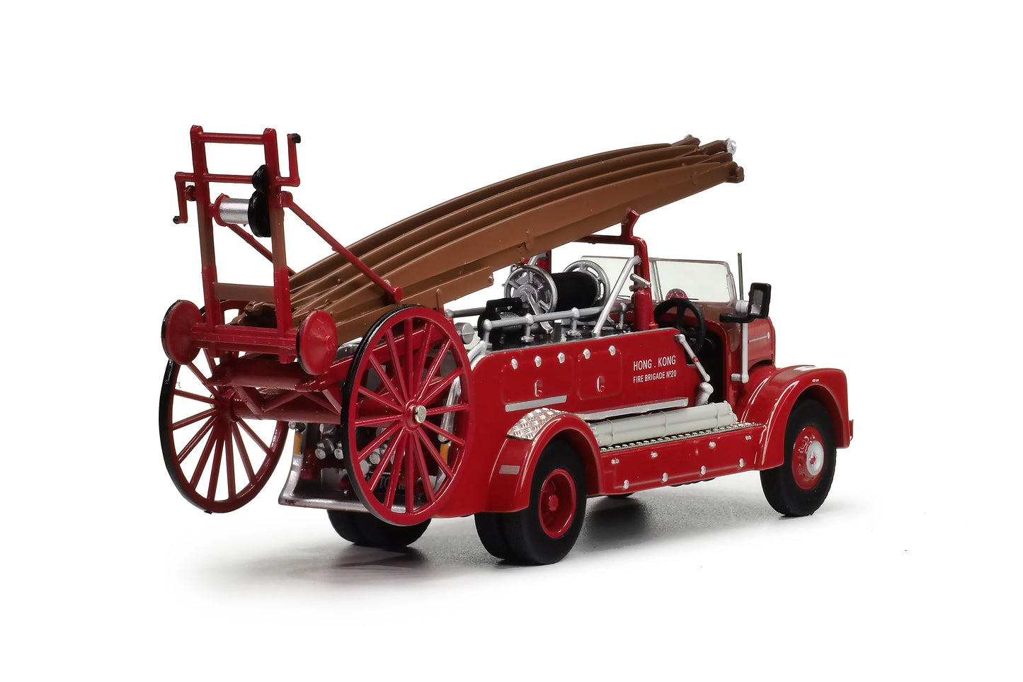 80m F176001 Dennis F2 Pump Escape Hong Kong Fire Truck Series, 1:76 Scale