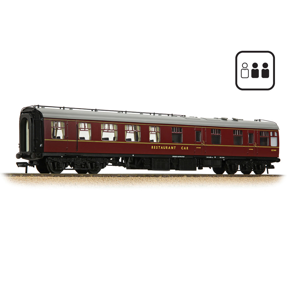 Bachmann 39-103DPF BR Mk1 RU Restaurant Unclassified BR Mar, OO Gaugen [PF], OO Gauge