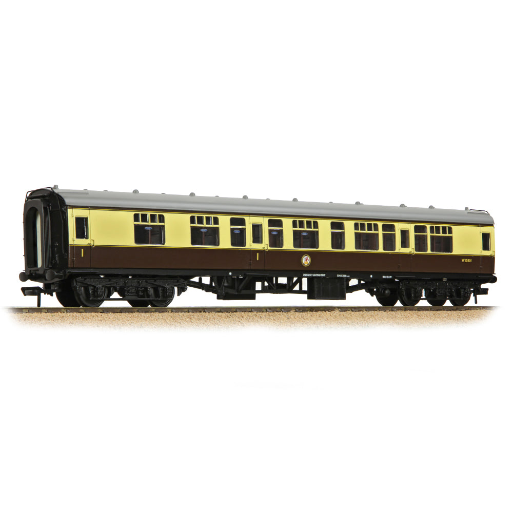 Bachmann 39-129D BR Mk1 CK Composite Corridor BR (WR) Chocolate & Cream, OO Gauge