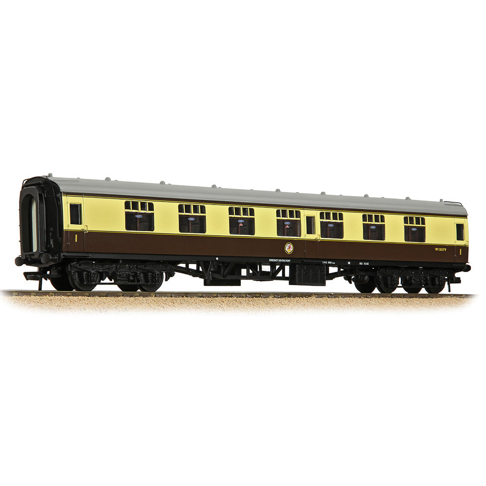 Bachmann 39-154D BR Mk1 FK First Corridor BR (WR) Chocolate & Cream, OO Gauge