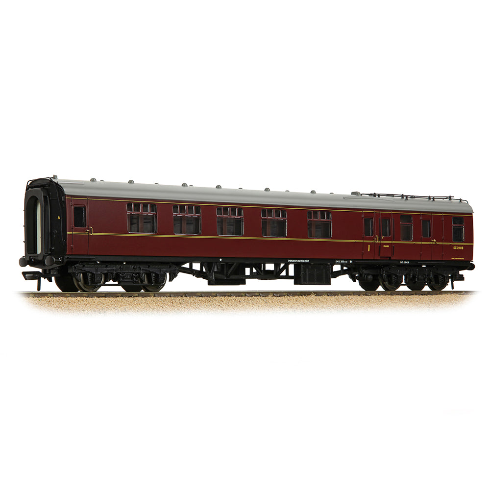 Bachmann 39-226F BR Mk1 BCK Brake Composite Corridor BR Mar, OO Gaugen, OO Gauge