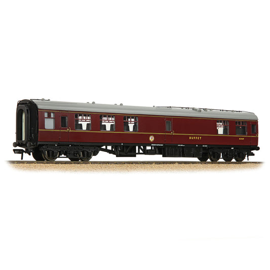 Bachmann 39-261C BR Mk1 RMB Restaurant Miniature Buffet BR Maroon, OO Gauge