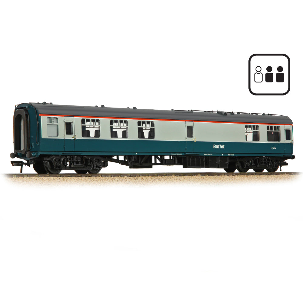 Bachmann 39-264BPF BR Mk1 RMB Restaurant Buffet BR Blue & Grey [PF], OO Gauge