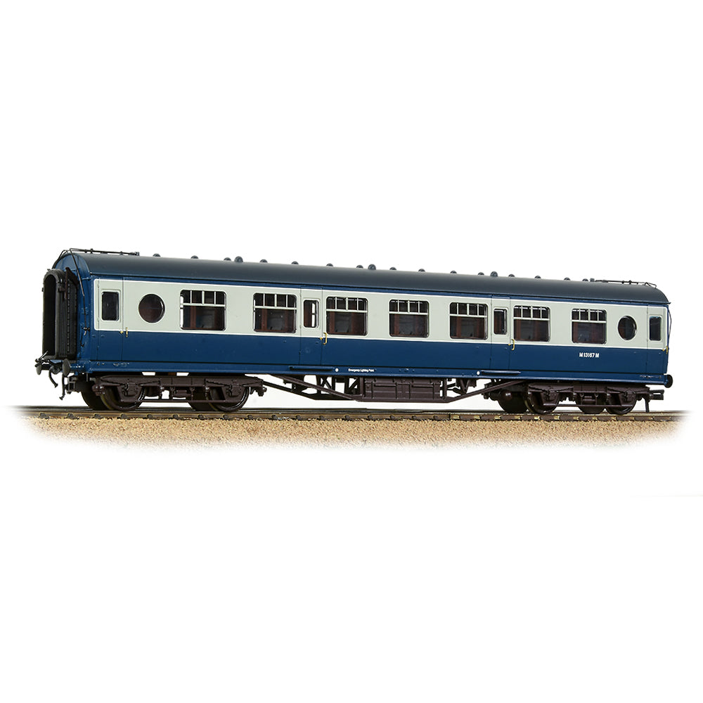 Bachmann 39-452 LMS 57ft 'Porthole' Second Corridor BR Blue & Grey, OO Gauge *LAST FEW*