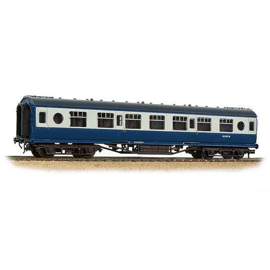 Bachmann 39-452 LMS 57ft 'Porthole' Second Corridor BR Blue & Grey, OO Gauge *LAST FEW*