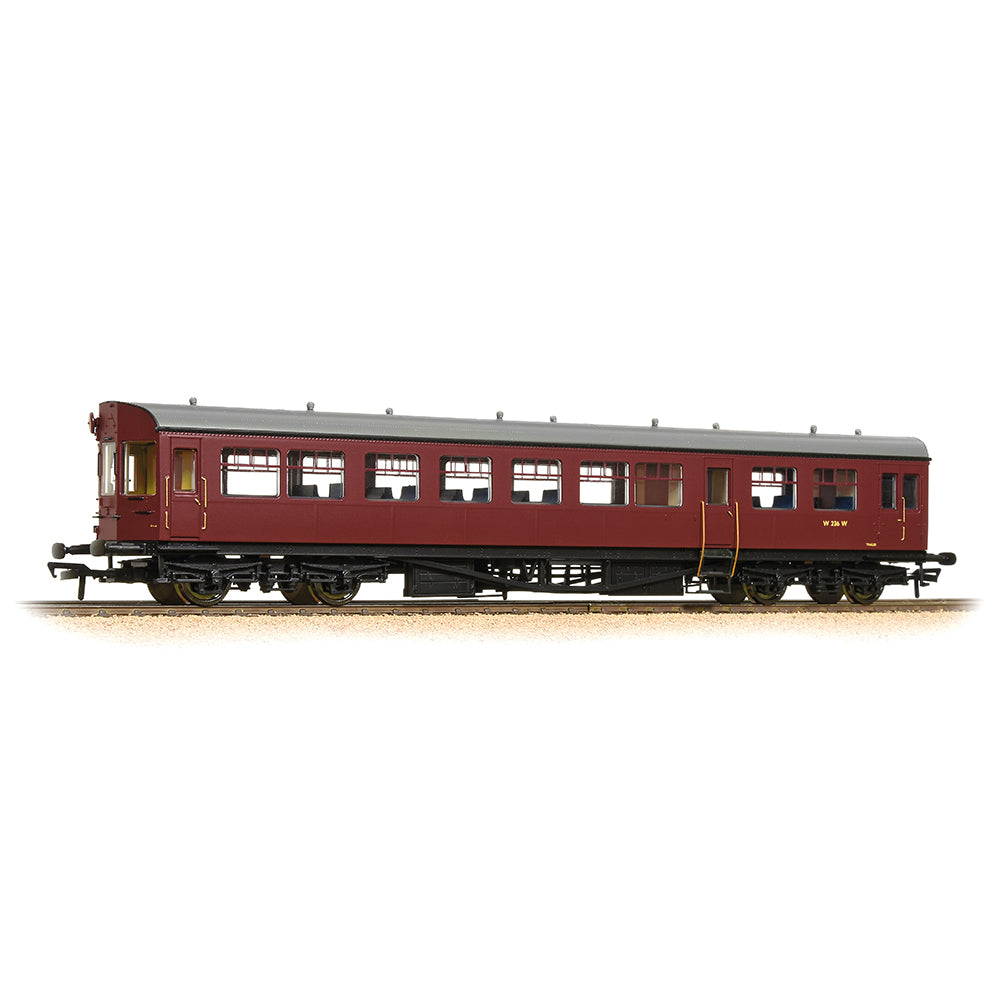 Bachmann 39-579 BR Auto Trailer Unlined Maroon *LAST FEW*