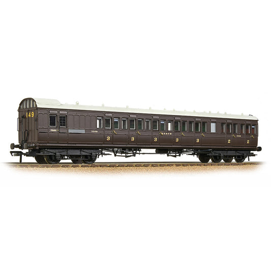Bachmann 39-604 SE&CR 60ft Birdcage Brake Composite Lavatory SE&CR Brown *LAST FEW*