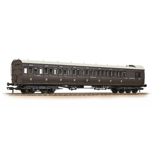 Bachmann 39-624 SE&CR 60ft Birdcage Brake Third SE&CR Wellington Brown *LAST FEW*