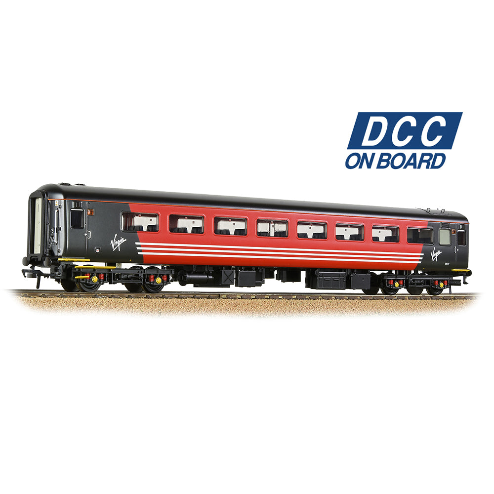 Bachmann 39-679DC BR Mk2F TSO Tourist Second Open Virgin Trains (Original), OO Gauge