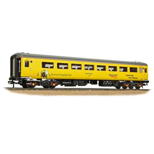 Bachmann 39-682 BR Mk2F ex-TSO Structure Gauging Train Coach Network Rail Yellow, OO Gauge *LAST FEW*