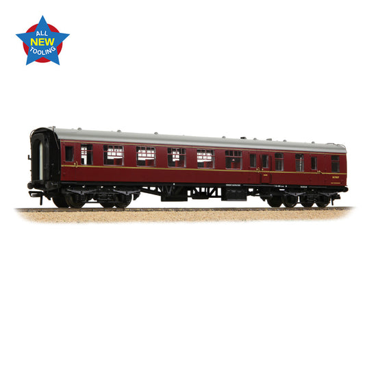 Bachmann 39-801 BR MK1 BSO Brake Second Open BR Maroon, OO Gauge