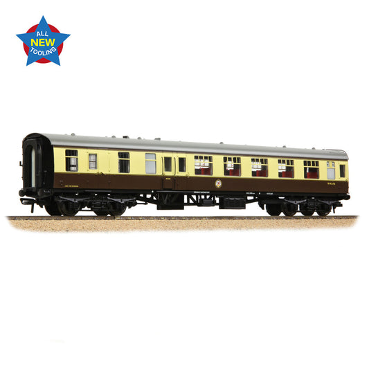 Bachmann 39-802 BR MK1 BSO Brake Second Open BR Chocolate & Cream, OO Gauge
