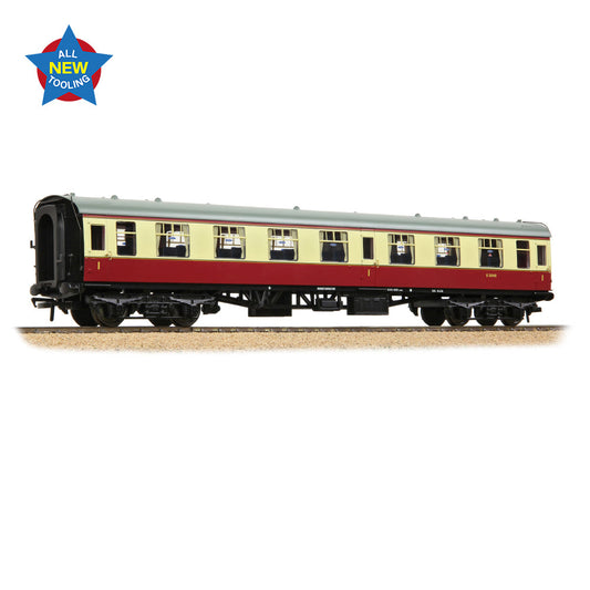 Bachmann 39-825 BR MK1 FO First Open BR Crimson & Cream, OO Gauge