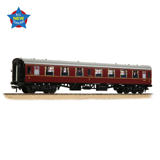 Bachmann 39-826A BR MK1 FO First Open BR Maroon, OO Gauge
