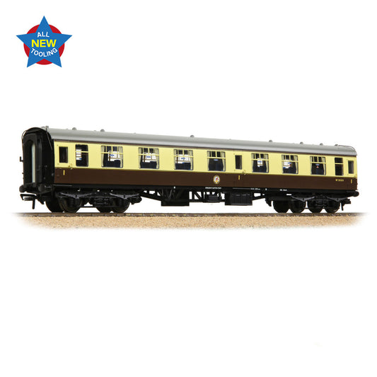 Bachmann 39-827 BR MK1 FO First Open BR Chocolate & Cream, OO Gauge