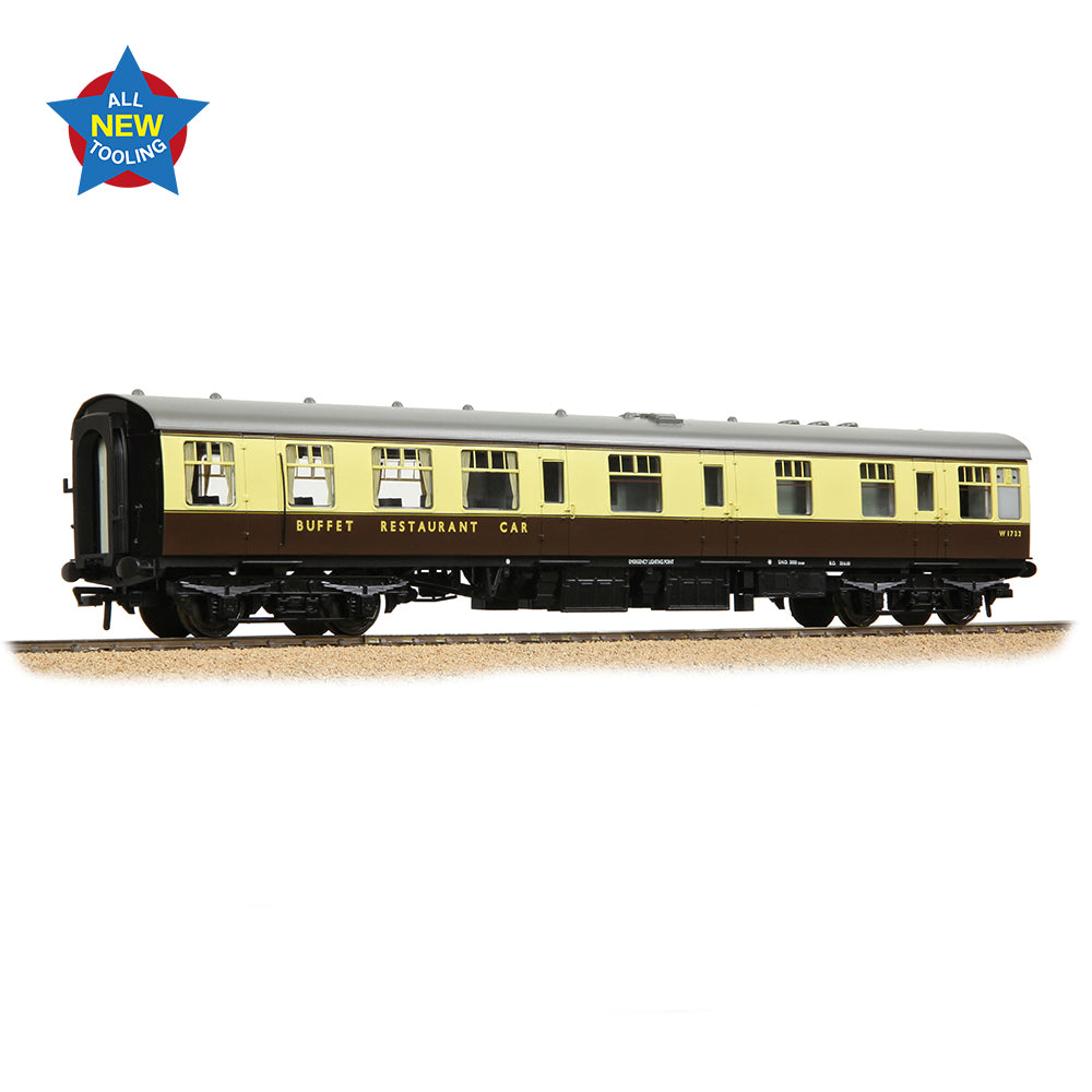 Bachmann 39-851 BR MK1 RB Restaurant Buffet BR Chocolate & Cream, OO Gauge