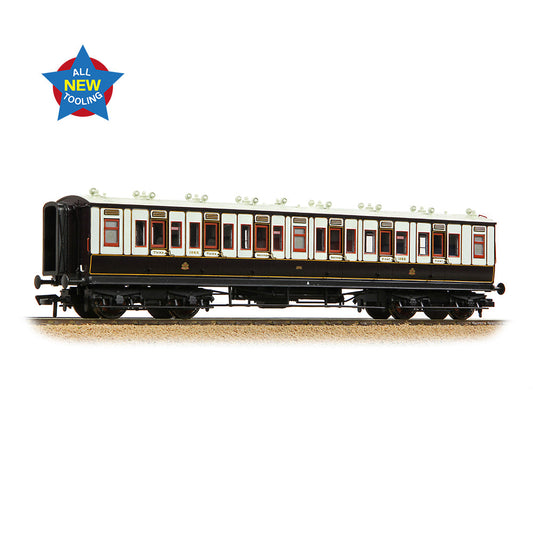 Bachmann 39-860 LNWR 50ft Arc Roof Tri-Composite Corridor LNWR, OO Gauge *LAST FEW*