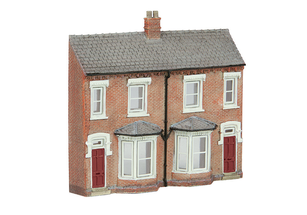 Scenecraft 42-202R Low Relief Front Terraced Houses - Red 1:148 Scale *PRE ORDER £23.70*