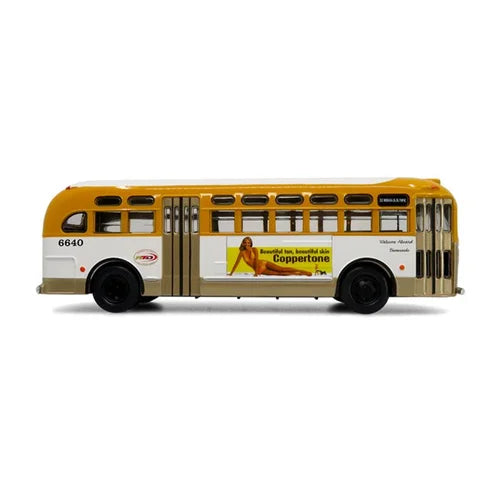 Iconic Replicas 430352 GM TDH 3610 Transit Bus RTD Los Angeles Transit Lines 32 Indiana and Olympic