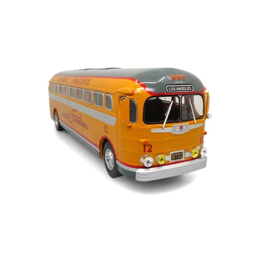 Iconic Replicas 430353 GM PD 4151 Silversides Coach Union Pacific Railroad Destination Los Angeles, 1:43 Scale
