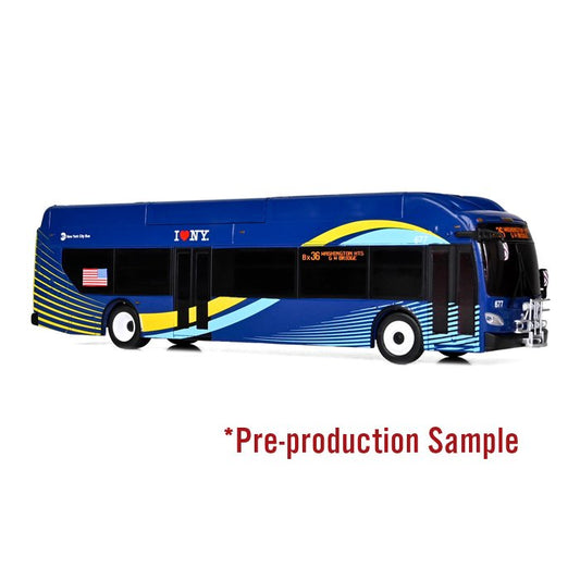 Iconic Replicas 430602 NFI Xcelsior XN40 Transit Bus: MTA New York City  1:43 Scale *PRE ORDER £45.89*