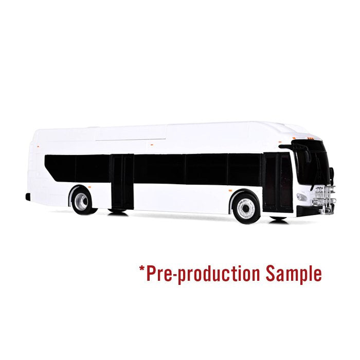 Iconic Replicas 430605 NFI Xcelsior XN40 Transit Bus: Blank White  1:43 Scale *PRE ORDER £45.89*