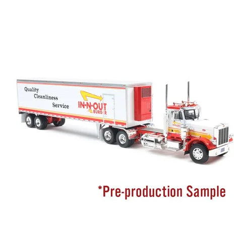 Iconic Replicas 430640 Peterbilt 359 Tractor and Trailer In-N-Out Burger 1:43 Scale *PRE ORDER £115.19*